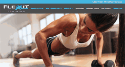 Desktop Screenshot of flexxittraining.com